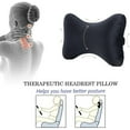 thumbnail image 4 of 2pk Dog Bone Shaped Travel Neck Pillows with Washable Removable Cover Memory Foam Car s Truck Driving Comfort Head Rest Support (Gray), 4 of 5