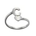 thumbnail image 2 of Xihbxyly Offres de Vacances Mode 26 Lettres Anglaises Bagues Ouvertes Acier Inoxydable Filles Bijoux Rétro Offres du Jour, 2 of 2
