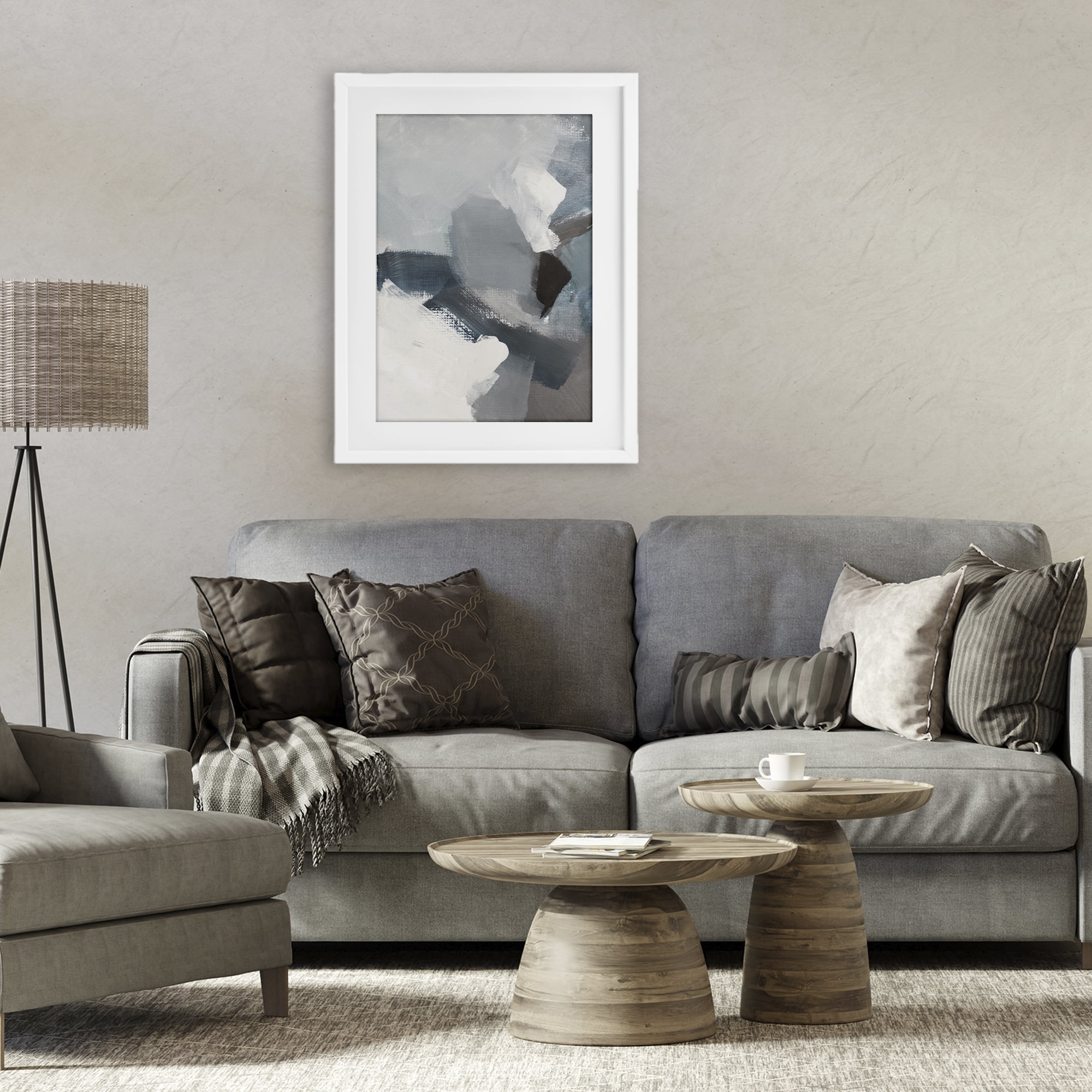 Stupell Industries Peace In The Storm White Framed Print Under Glass, design by Lanie Loreth