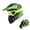 Z Bundle Storm Green, variant on 1Storm Adult Motocross Helmet BMX MX ATV Dirt Bike Downhill Mountain Bike Helmet H637 Racing Style; Storm Blue + Goggles + Skeleton Blue Glove Bundle