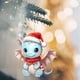 thumbnail image 4 of Adorno Navideño de Acrílico de 8 Cm para Árbol de Navidad, Decoración Navideña Duradera y Resistente a La Decoloración | Decoración Navideña para Árbol, Coche, Casa, Fiesta, Mochila, Pared, Puerta, R, 4 of 6