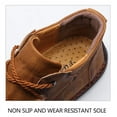 thumbnail image 4 of Men's Shoes, Short Boots, Sewn Leather Boots, High-top Leather Flat Soles, Outdoor Workwear Casual Shoes, 4 of 7