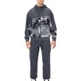 thumbnail image 1 of ITFABS Men Sportswear, Camouflage Hooded Zip-Up Coat + Solid Color Slacks, 1 of 9