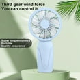 thumbnail image 2 of Yufenmy Handheld Portable Fan Fast Charging Adjustable Portable Fan Rechargeable for Camping Gym and Outdoor Use Summer Essentials Clearance under $15, 2 of 8