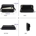 thumbnail image 3 of Cell Phone Bag for Women PU Leather Small Cell Phone Shoulder Bag Zipper Purse, 3 of 5