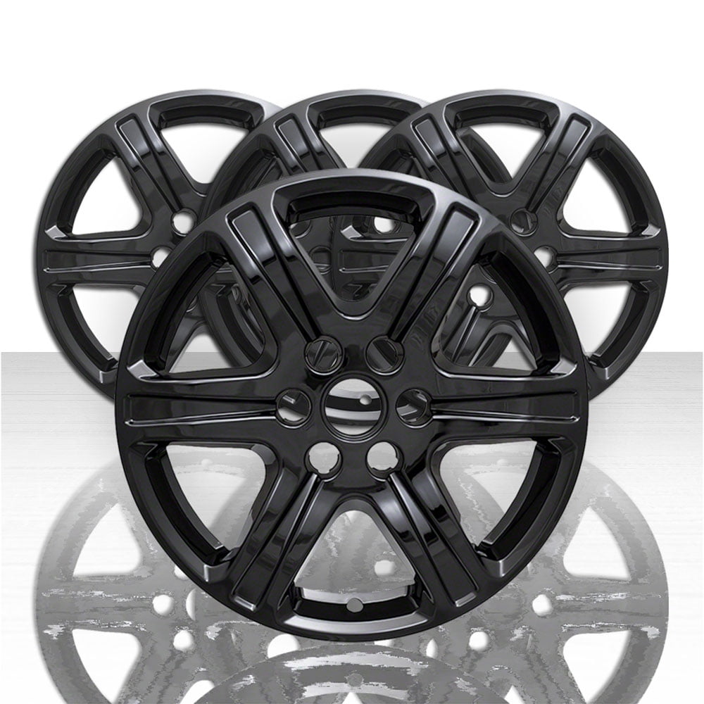 Set of 4 17' 6 Spoke Wheel Skins for 20172020 GMC Acadia SL/SLE Gloss Black