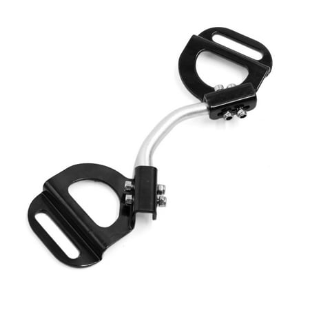Chrome Distributor Hold Down Clamp - Black Adjustable Car Automobile Battery Hold Tie Down Clamp Mount Bracket Holder