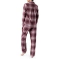 thumbnail image 4 of Wrangler Women's Flannel Button-Down Pajama Set, 2-Piece, Sizes S-4X, 4 of 20