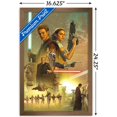 thumbnail image 3 of Star Wars: Attack Of The Clones - Celebration Mural Wall Poster, 14.725" x 22.375", Framed, 3 of 3