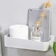 thumbnail image 4 of Estante de ducha para baño, estante para ducha de pared, adhesivo sin perforación y soporte de pared sin daños, paquete de 2, 4 of 5