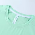 thumbnail image 5 of Men's Quick Dry Running T-Shirt With Nylon & Spandex, Crew Neck Short Sleeve Moisture Wicking Top, Solid Printed Athletic Tee for Gym Workout Fitness Reflective Casual | Zenithor,Mint Green M, 5 of 9