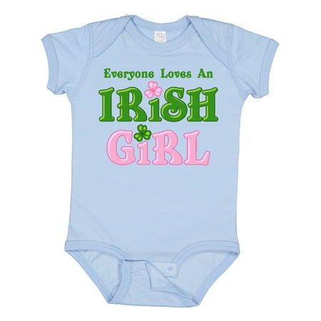 

Inktastic Loves an Irish Girl Gift Baby Girl Bodysuit