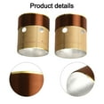 thumbnail image 4 of Mosiee 2 Pcs 25.5Mm-75.5Mm Fil de Cuivre Rond à 2 Couches Pièces de Réparation de Bobine Vocale Accessoire de Bobine Vocale pour Subwoofer 8/10/12/15 Pouces, 4 of 9