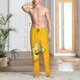 thumbnail image 2 of Fotbe Happy Cartoon Star Pantalones de Pijama para Hombre, Pantalones de Dormir, Pantalones de Casa con Cintura Ajustable y Bolsillos-X-Large, 2 of 6