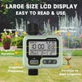 thumbnail image 2 of IPX5 Waterproof Timer for Sprinklers, Automatic/Manual, Large LCD Display, Easy Install for Balcony, Garden, Flower Beds, Farmhouse, Outdoor Use WaterSmart, 2 of 5
