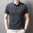 thumbnail image 5 of Men's Summer Shirts Short Sleeve Polo Shirt Cool Shirt, 5 of 7