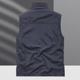 thumbnail image 4 of Kureaily Mens Lightweight Softshell Vest Outdoor Utility Travel Vest Outerwear Sleeveless Jacket For Hiking Runing, 4 of 9