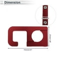 thumbnail image 4 of Gancho Colgante para Motocicleta Cuadrado Soporte para Casco de Motocicleta Equipaje para Scooters Bicicletas Rojo 74mm de Longitud, 4 of 7