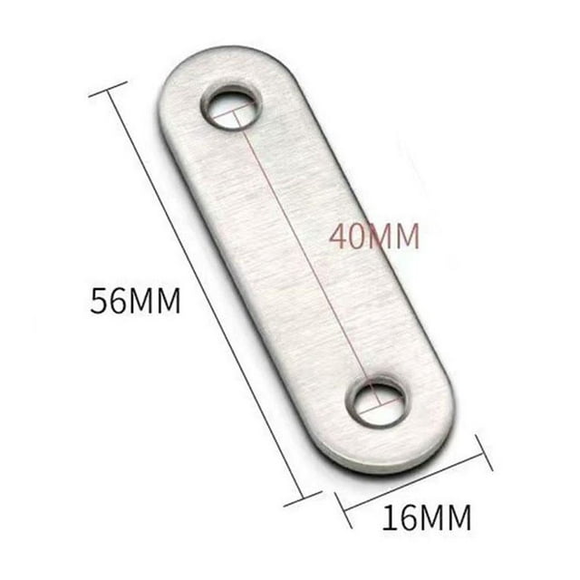 Plaque de Réparation d'Angle en Acier Inoxydable pour Meubles P1A9 C2C1