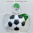 thumbnail image 6 of International Soccer Celebration Digital Birthday Candles - Football Themed Candles for Game Day Soccer Essentials, Safe Cake Decor & Gift, 6 of 9