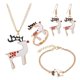 thumbnail image 4 of 15pcs Nol Huile Dgoulinante Viejo Elk Bell Boucle Doreille Collier Pulsera1, 4 of 4