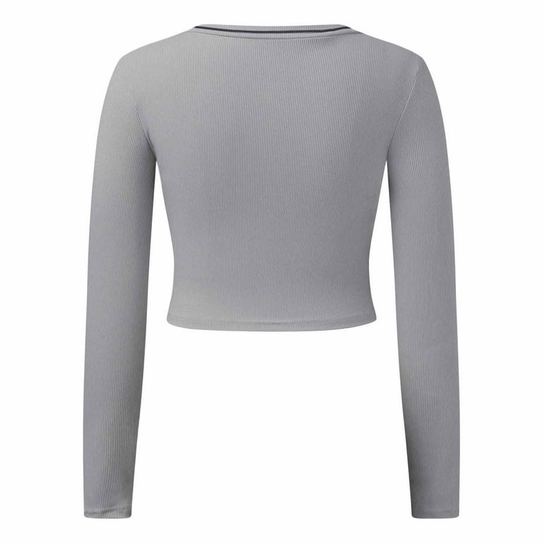 HSMQHJWE Gray Tank Top Women 2X Tops Womens V Neck Long