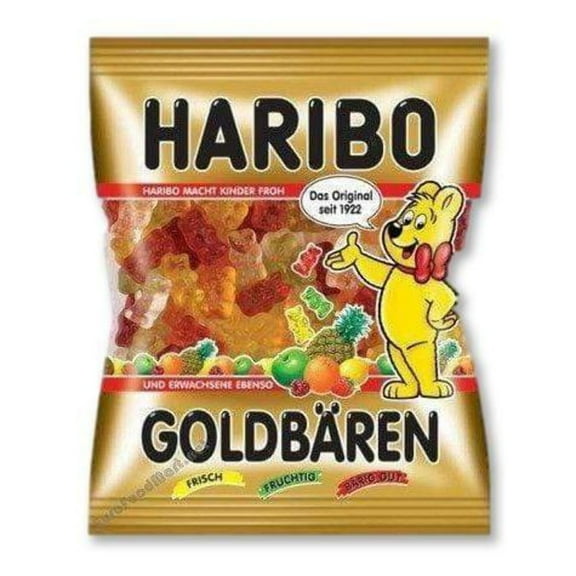 HARIBO Goldbears Original Gummies Assorted Fruit Flavor Gummy Candy,5oz, Share Size Bag