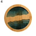 thumbnail image 1 of ENJOYW Tapis d'Isolation en Résine Époxy Bambou Transparent Paysage sous-Verre Porte-Gobelet Tapis d'Isolation, 1 of 7