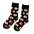 thumbnail image 4 of Calcetines de de casuales de novedad rico y frescos para hombre para mujer , manzana talla inconfundible BLESIY Novedad calcetines de vestir, 4 of 8