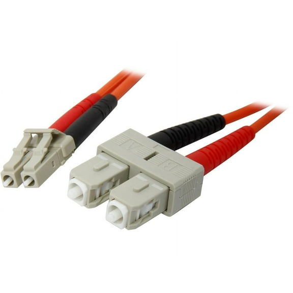 StarTech 1m Multimode Duplex 62.5/125 LSZH Fiber Optic Cable - LC/SC