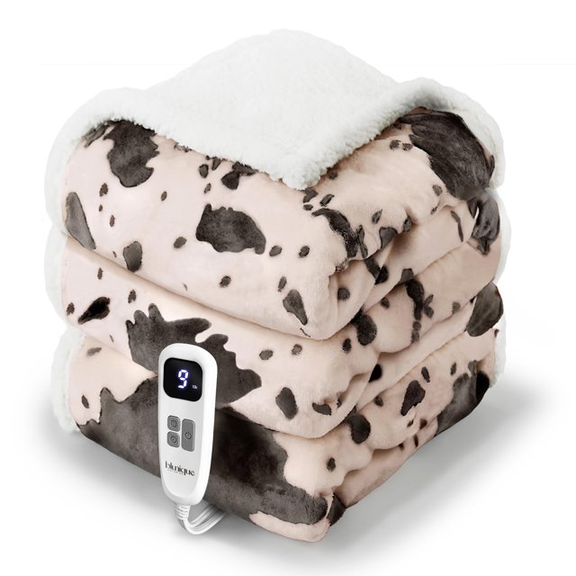 Manta térmica blunique completa con 10 niveles de calor y 10 horas de apagado automático