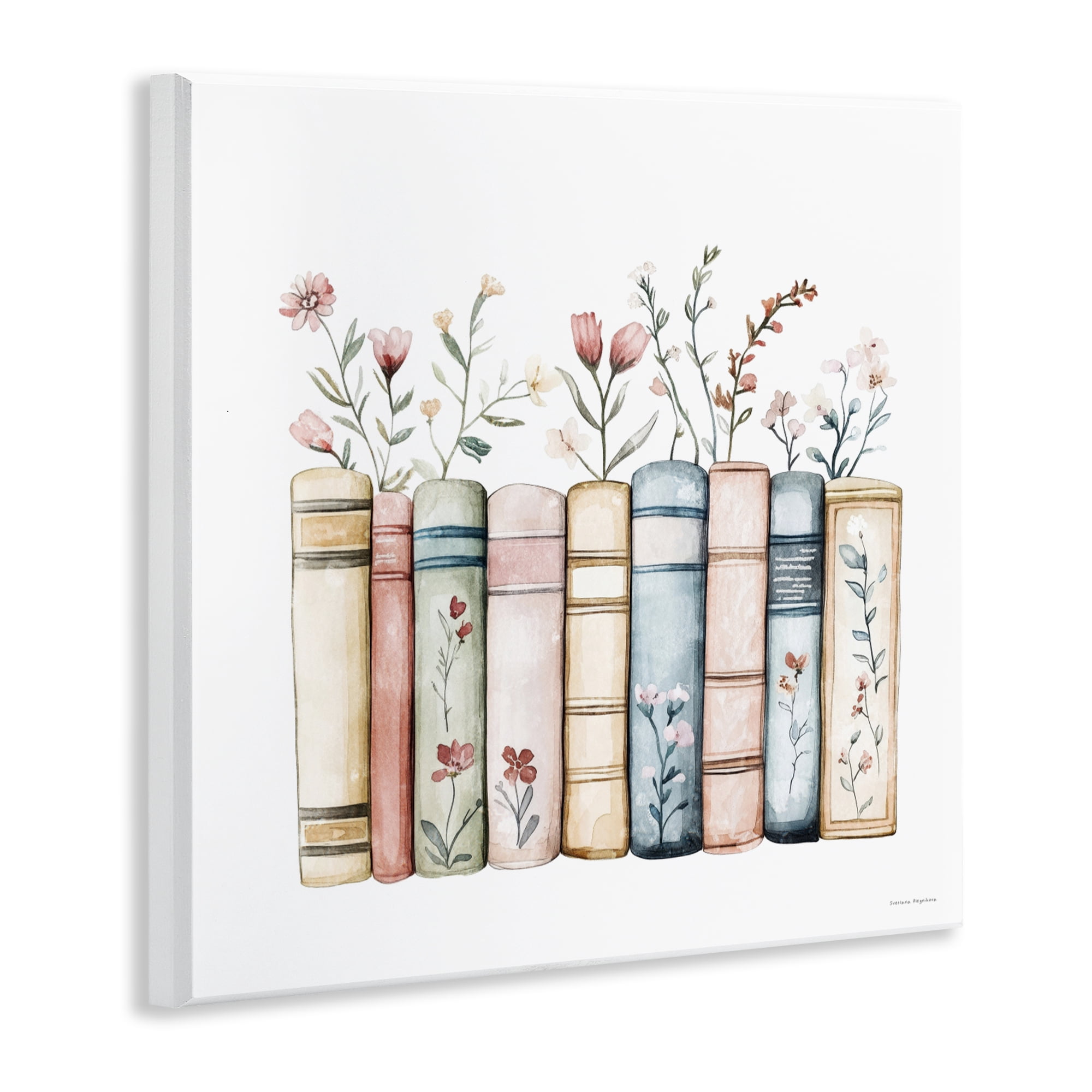 Stupell Industries Words That Blossom Wall Plaque Art, design by Svetlana Aleynikova