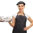 thumbnail image 4 of ADDHAT 2Ud Chef Beret Hat De Negro Para Cocina Restaurantes Y Catering, 4 of 6