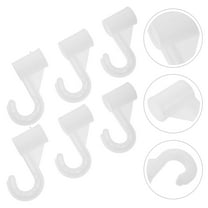 HOOWIFFY Wardrobe Accessories Closet Pole Bracket Hooks, , Easy Install, Space Saving, Closet Organizer Hardware