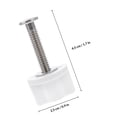 thumbnail image 2 of unbranded 4Ud Repuestos De Tornillos Para Asiento De Inodoro Inoxidable Seguro, 2 of 8