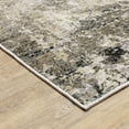 thumbnail image 4 of 10' X 13' Beige Grey Ivory Tan And Brown Abstract Power Loom Stain Resistant Area Rug, 4 of 5