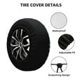 thumbnail image 2 of Bingfone Fonction Code Source pour Housse de Pneu de Rechange Protecteurs de Roues Universels Résistants aux Intempéries pour Remorque de Voyage RV SUV Camion-15 Pouces, 2 of 6