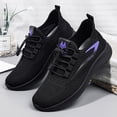 thumbnail image 4 of Zapatos Para Correr Mocasines casuales unisex Zapatillas casuales con banda elástica para deportes al aire libre (Negro 38) Wdftyju Tenis De Mujer Tenis De Hombre, 4 of 8