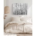thumbnail image 3 of Grey Forest Wall Art for Living Room, Canvas Picture Wall Decor for Bathroom Bedroom, Modern Oil Painting Art Painting Artwork for Office Kitchen Hallway Dining Room Home Decorations 24"x32", 3 of 8