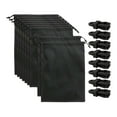 thumbnail image 1 of Lipstore Sac de Sable pour Rideaux d'Extérieur Sacs Lestés Accessoires pour Pavillon Tente Nappes Multifonction Réglable avec Pinces de Retenue 8 Pcs, 1 of 8