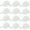 White, variant on Wholesale 12-Pack Plain Baseball Cap Adjustable Solid Blank Curved Sun Visor Ball Hat White