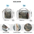 thumbnail image 4 of Clear Makeup Bags with Handle Large Opening 2 Pack Set Toiletry Bag Quart Size Bag, for Women Man Traveling Travel Essentials, Toiletries and Other. Game Graphic Capture, 4 of 5