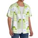 thumbnail image 2 of Fotbe Frogs and Dragonflies Camisa Estampada de Manga Corta para Hombre, Casual de Verano, Estilo Playero, Sin Arrugas-Small, 2 of 5