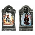 thumbnail image 4 of Halloween LED Tombstone Halloween Headstone LED Light Decorations Haunted House Graveyard Indoor Outdoor Decorations, 4 of 6