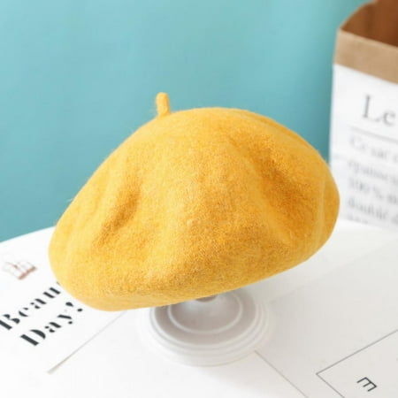 

Maxcozy Baby Girls Beret Hats Sweet Beanie Hats Spring Summer Children Kids Girls Caps 2-4 Years