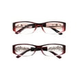 thumbnail image 3 of Eyebogo Kaylee Value 2-Pack Women Rectangular Reading Glasses, Burgundy/Kaylee/Olivia, +2.25, 3 of 4