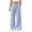 *2-Sky Blue, variant on VBVC Women's Y2K Drawstring Striped Wide Leg Pants,Summer Going Out Trousers For Women,Ladies Lightweight Party Pants with Pockets,Green,S-2XL