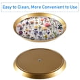 thumbnail image 5 of Fragmented Flowers Elegant Plastic Disc Earring Holder with Iron Pillars, 32cm Height - Dessert Table Display Stand, 5 of 6