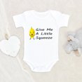 thumbnail image 2 of Newbabywishes - Give Little Squeezes Baby Clothes for Boys and Girls - Lemons Pun Baby Clothing, 2 of 4