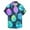 hgg019-Multicolor, variant on Yaoyar T Shirt for Men Printed in USA Happy Easter Flowers Rabbits Short Sleeve Crew Neck Tee Tops Graphic T-Shirts